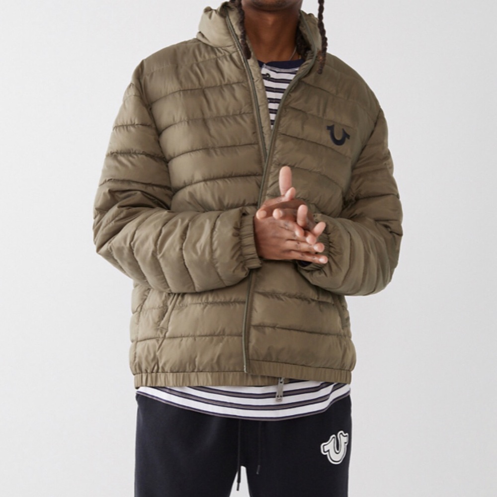 Men’s True Religion Puffer Jacket Size L